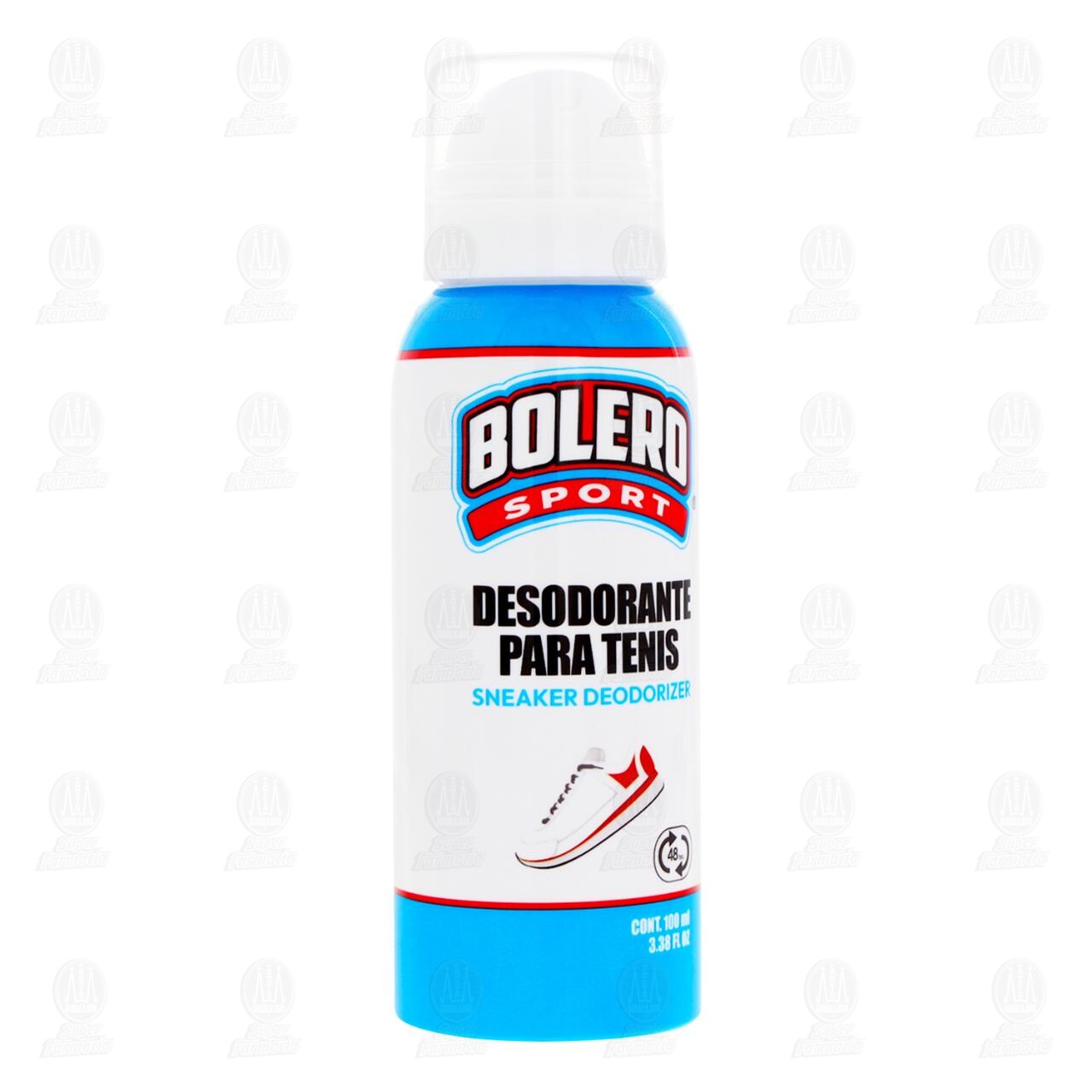 Desodorante para Tenis Bolero Sport en Aerosol, 100 ml.