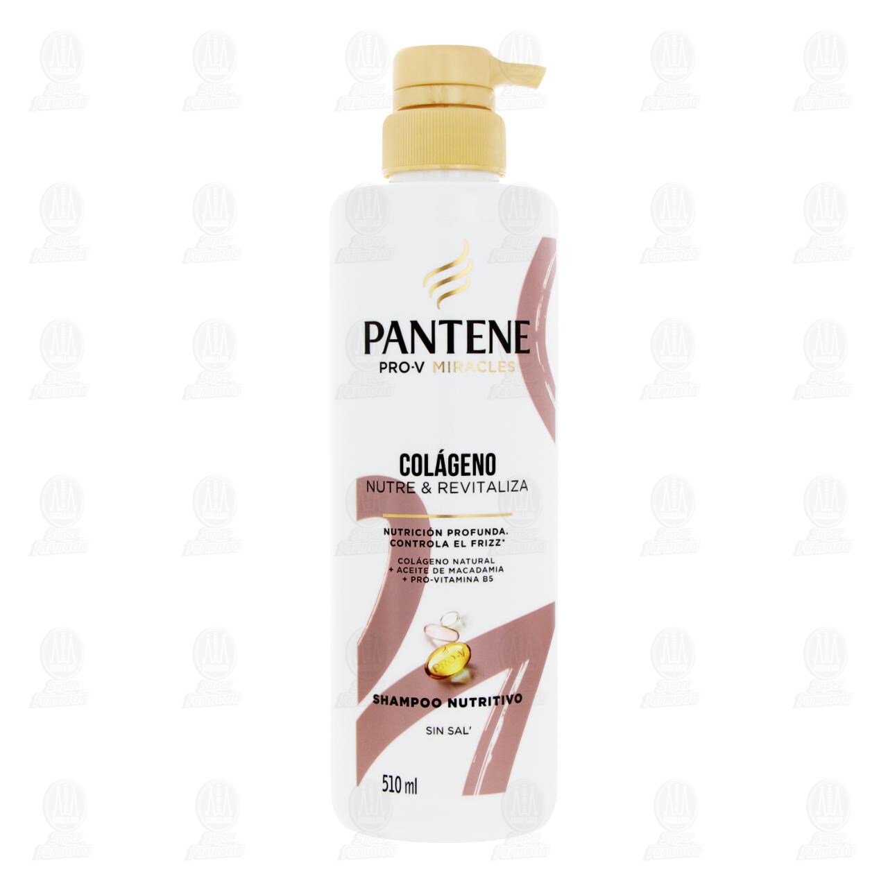 Shampoo Pantene Pro-V Miracles Col&aacute;geno Nutre & Revitaliza, 510 ml. image number 1