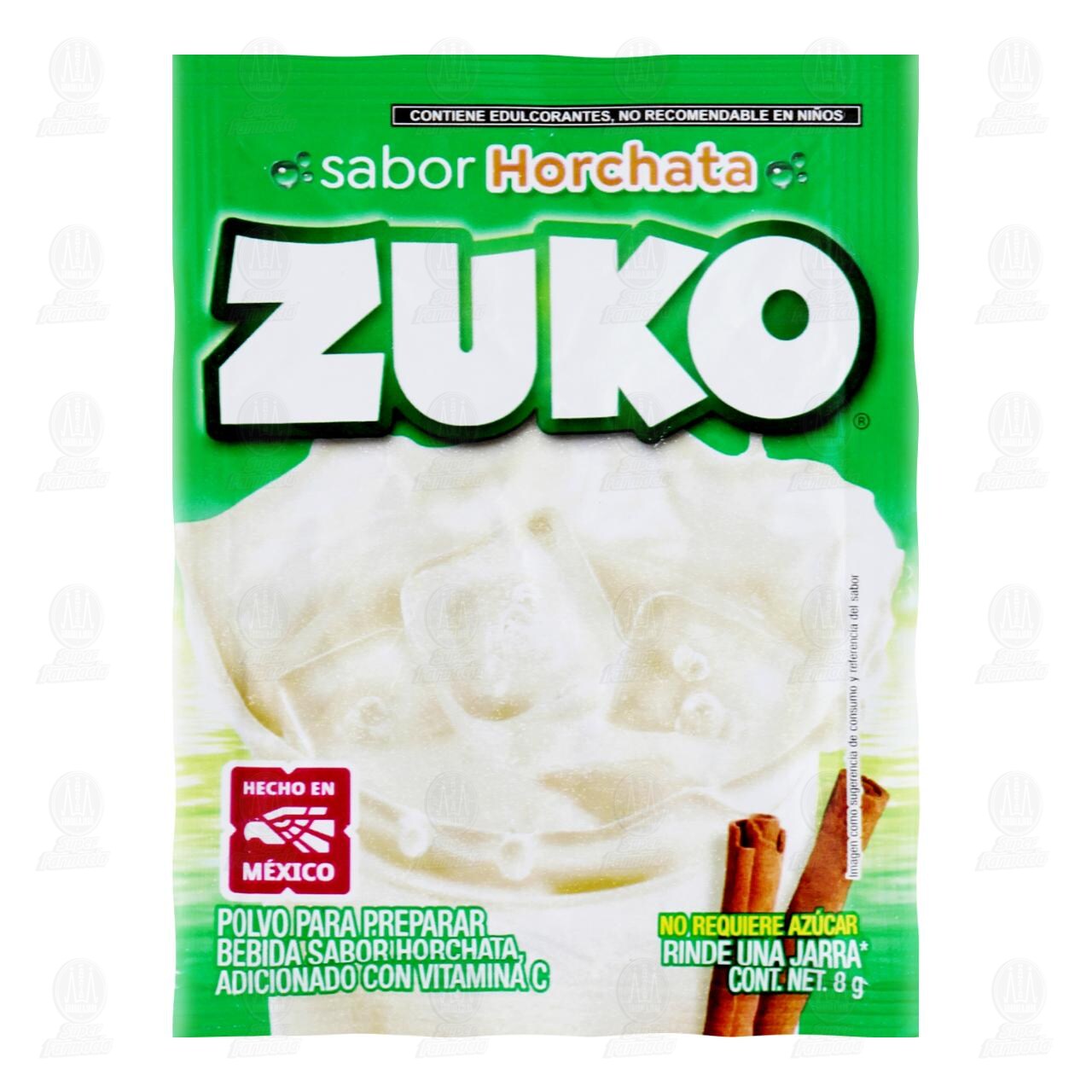 Bebida en Polvo Zuko Sabor Horchata, 8 gr. image number 0
