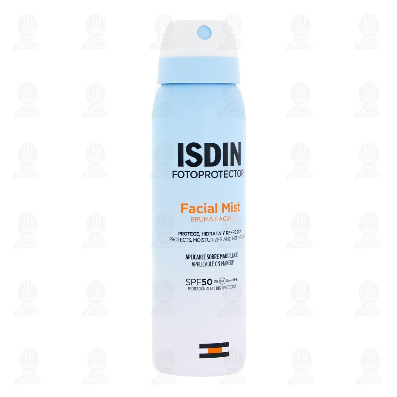 Isdin Fotoprotector Facial Mist Bruma SPF 50 en Spray, 100 ml. image number 0