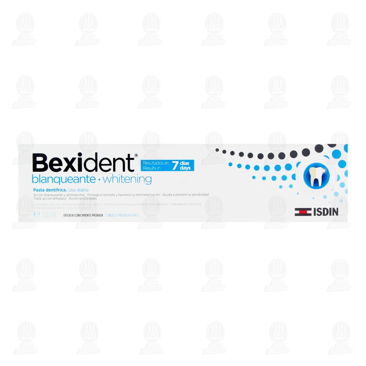 Bexident Blanqueante Pasta Dent&iacute;frica, 125 ml. image number 1