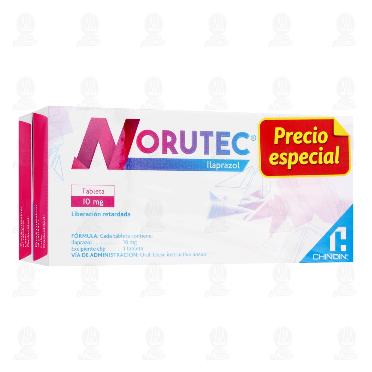 Pack Norutec 10 mg, 2 Cajas con 14 Tabletas c/u. image number 0