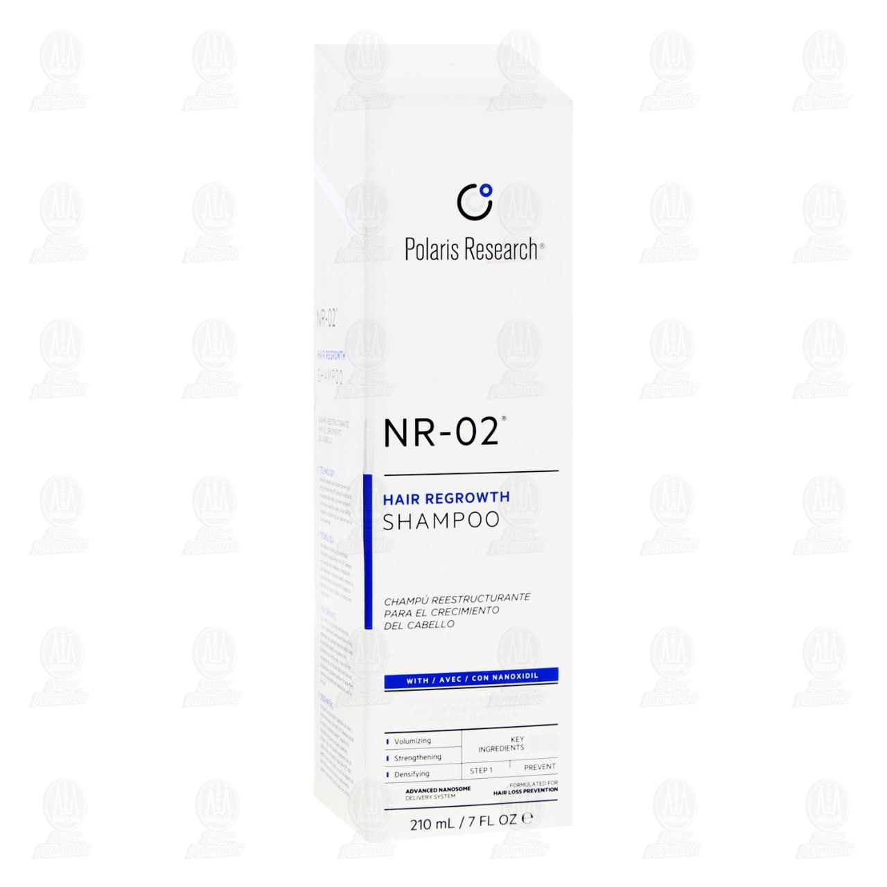 Shampoo Polaris Research NR-02 Reestructurante, 210 ml. image number 0