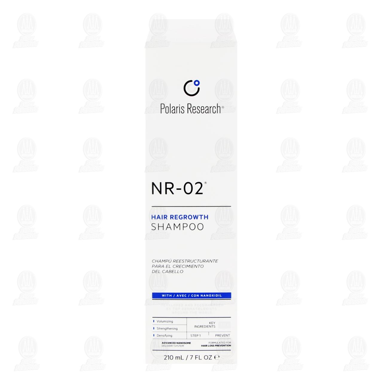 Shampoo Polaris Research NR-02 Reestructurante, 210 ml. image number 1