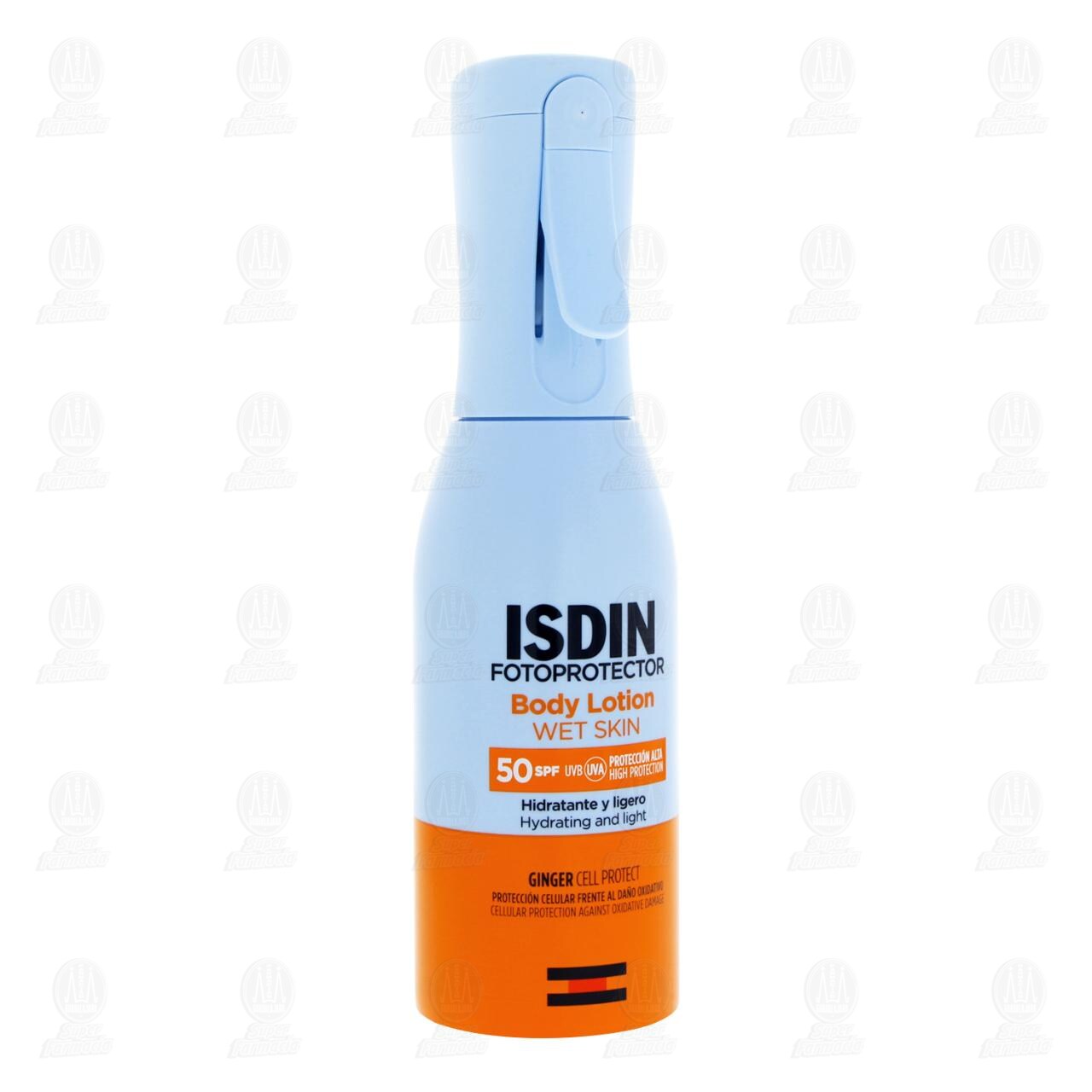 Isdin Fotoprotector Corporal Body Lotion Wet Skin SPF 50, 250 ml. image number 0