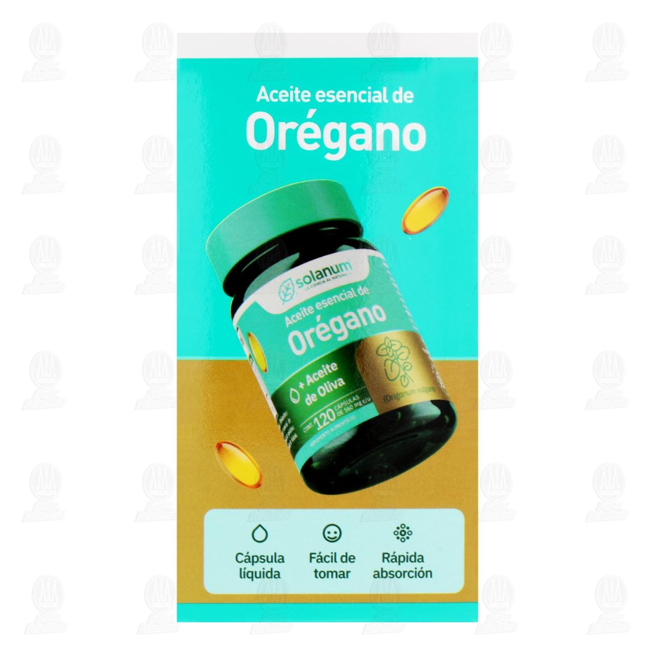 Aceite Esencial de Or&eacute;gano Solanum, 120 C&aacute;psulas de 560 mg c/u. image number 2