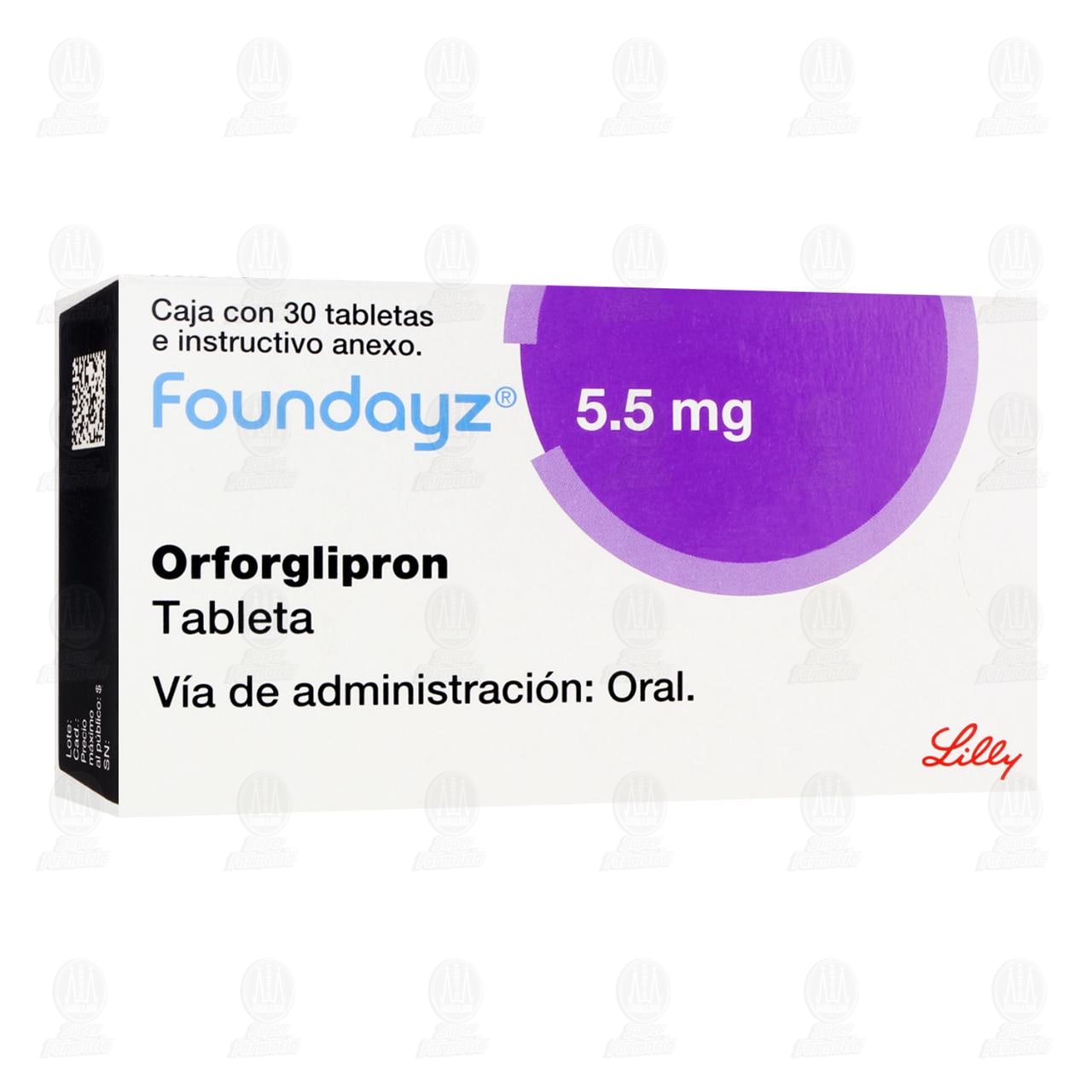 Foundayz 5.5 mg, 30 Tabletas image number 0