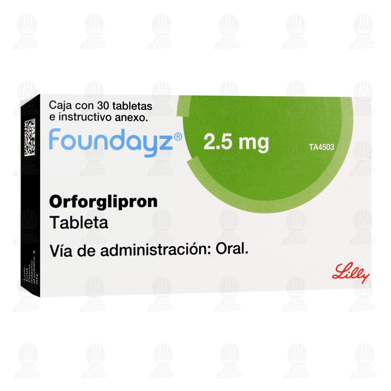 Foundayz 2.5 mg, 30 Tabletas.