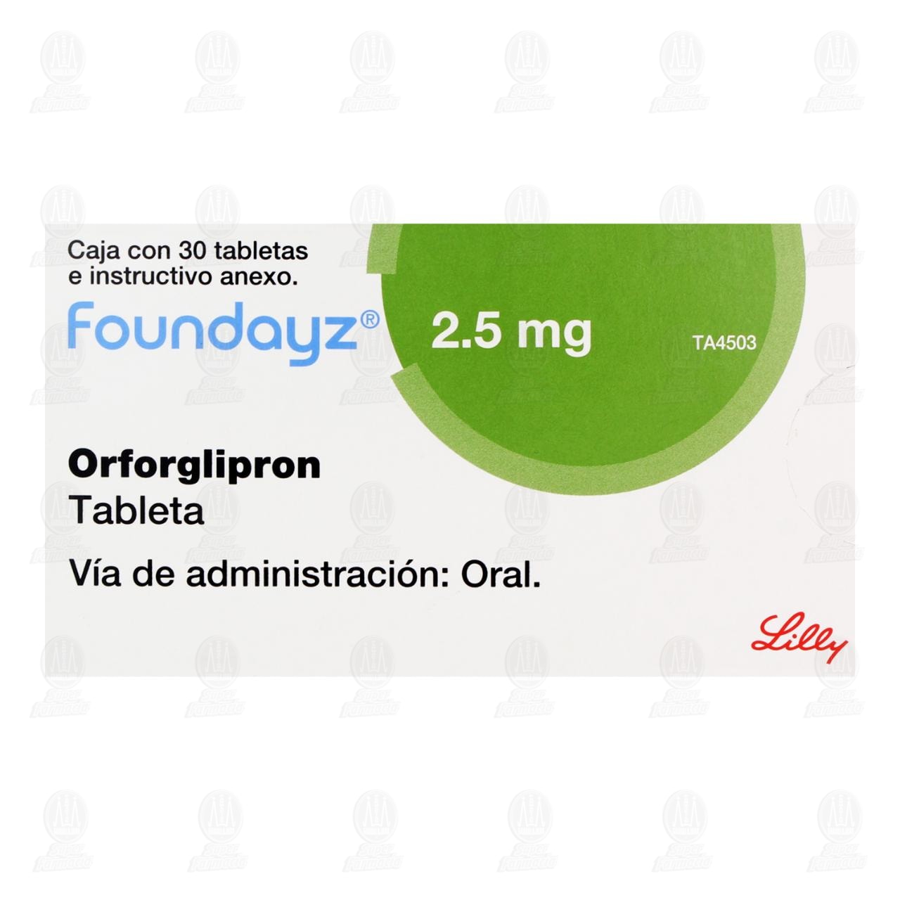 Foundayz 2.5 mg, 30 Tabletas. image number 1