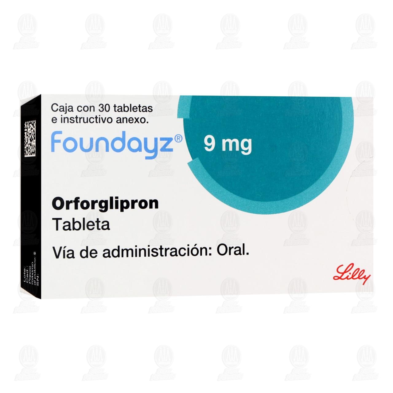 Foundayz 9 mg, 30 Tabletas.