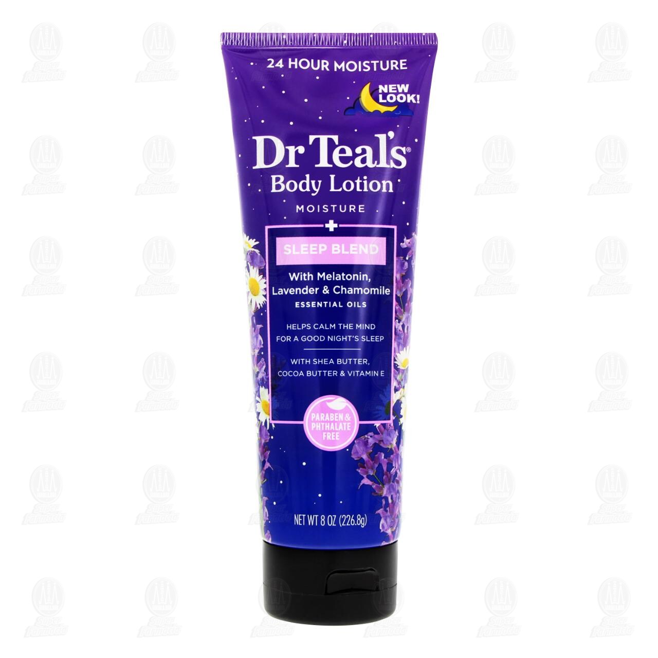 Loci&oacute;n Corporal para Dormir Dr Teal's Sleep Blend con Melatonina, Lavanda y Manzanilla, 226.8 gr.