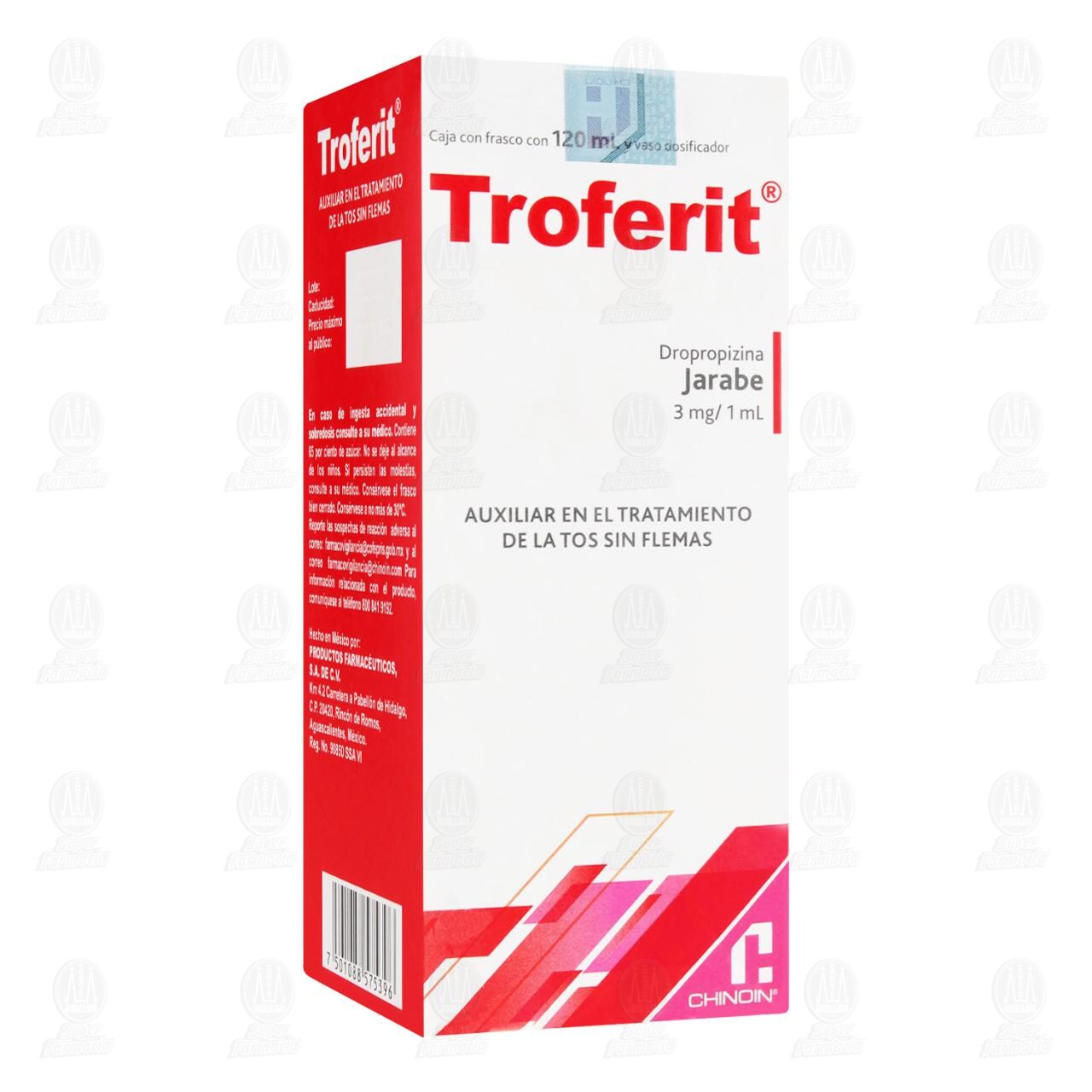 Troferit Jarabe 3mg/1ml, 120 ml. image number 0