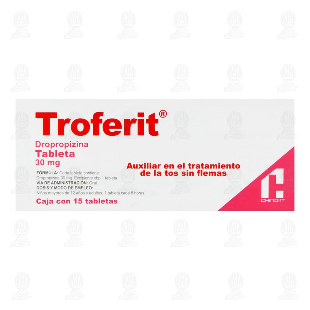 Troferit 30 mg, 15 Tabletas. image number 2
