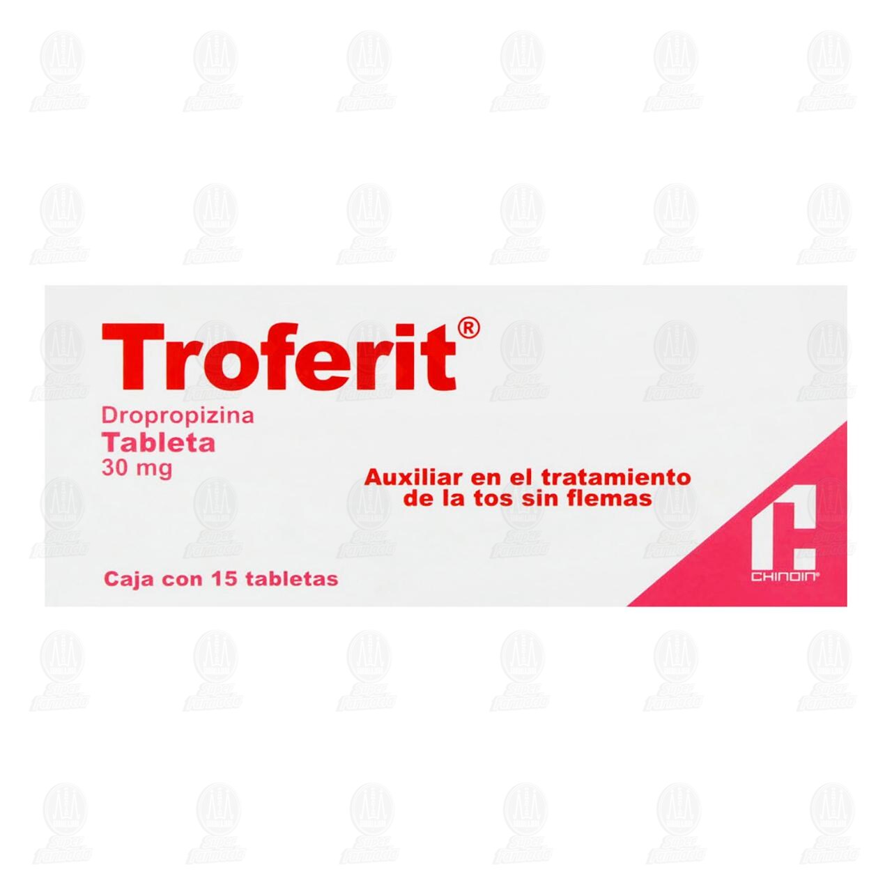 Troferit 30 mg, 15 Tabletas. image number 1
