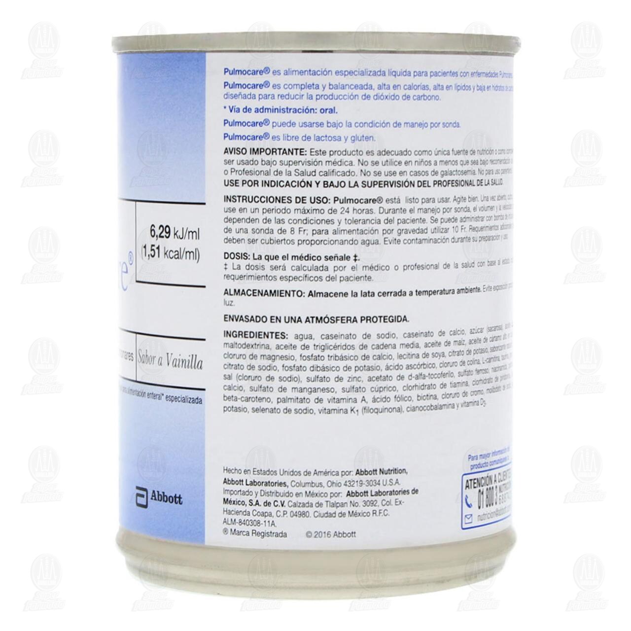 Pulmocare Vainilla, 237 ml. image number 3