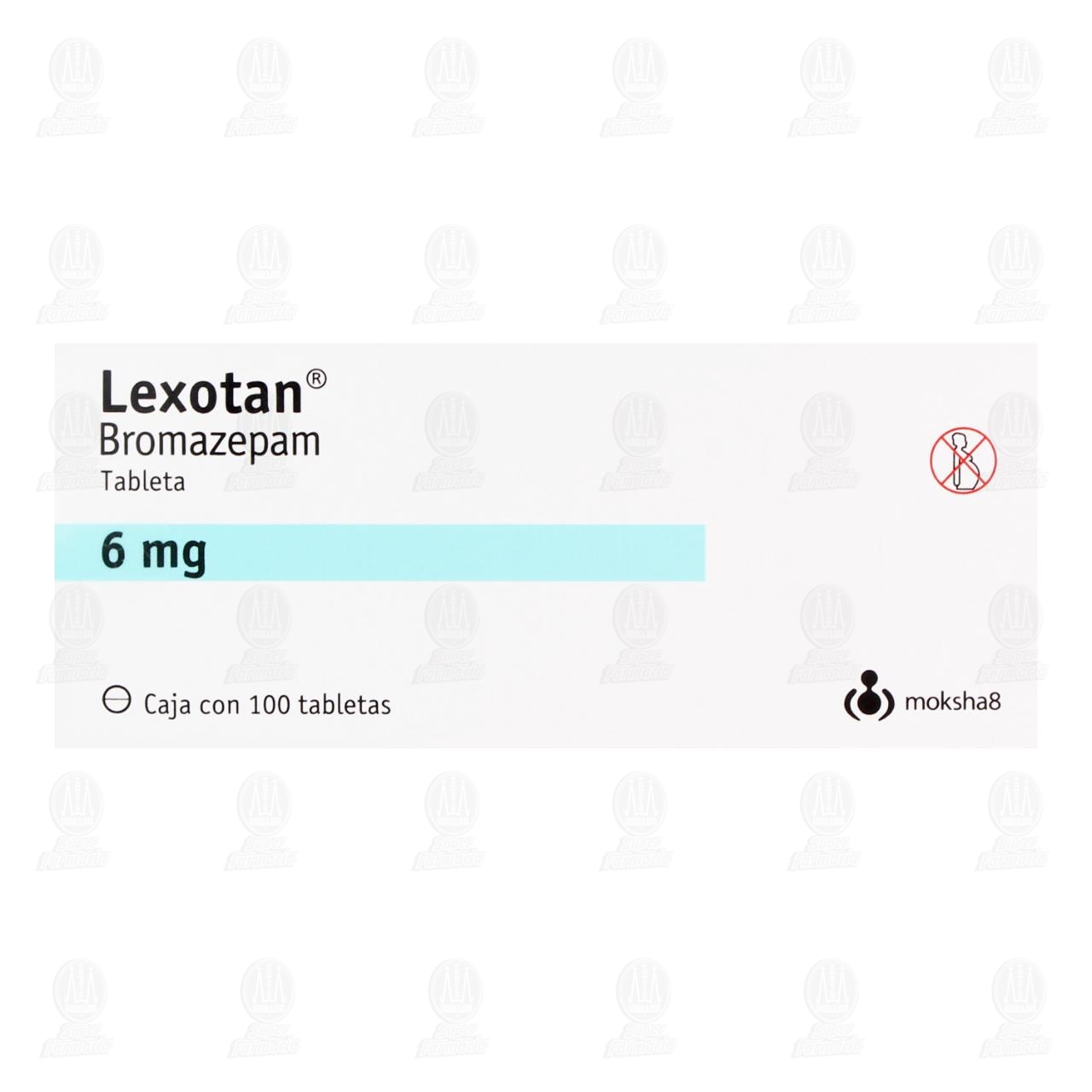 Lexotan 6 mg, 100 Tabletas. image number 1