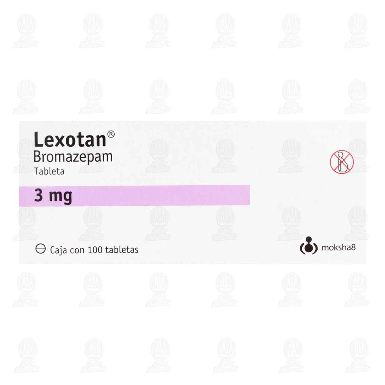 Lexotan 3 mg, 100 Tabletas. image number 1