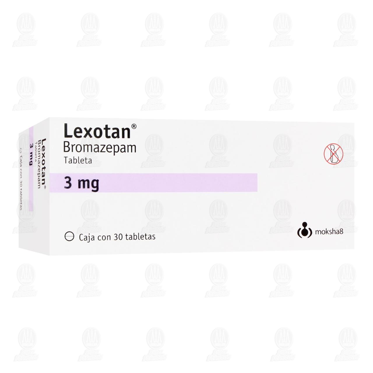 Lexotan 3 mg, 30 Tabletas. image number 0