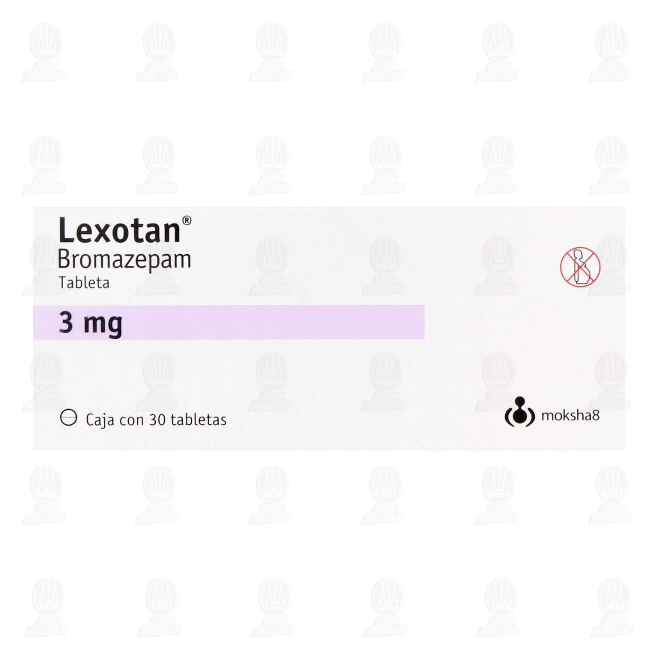 Lexotan 3 mg, 30 Tabletas. image number 1