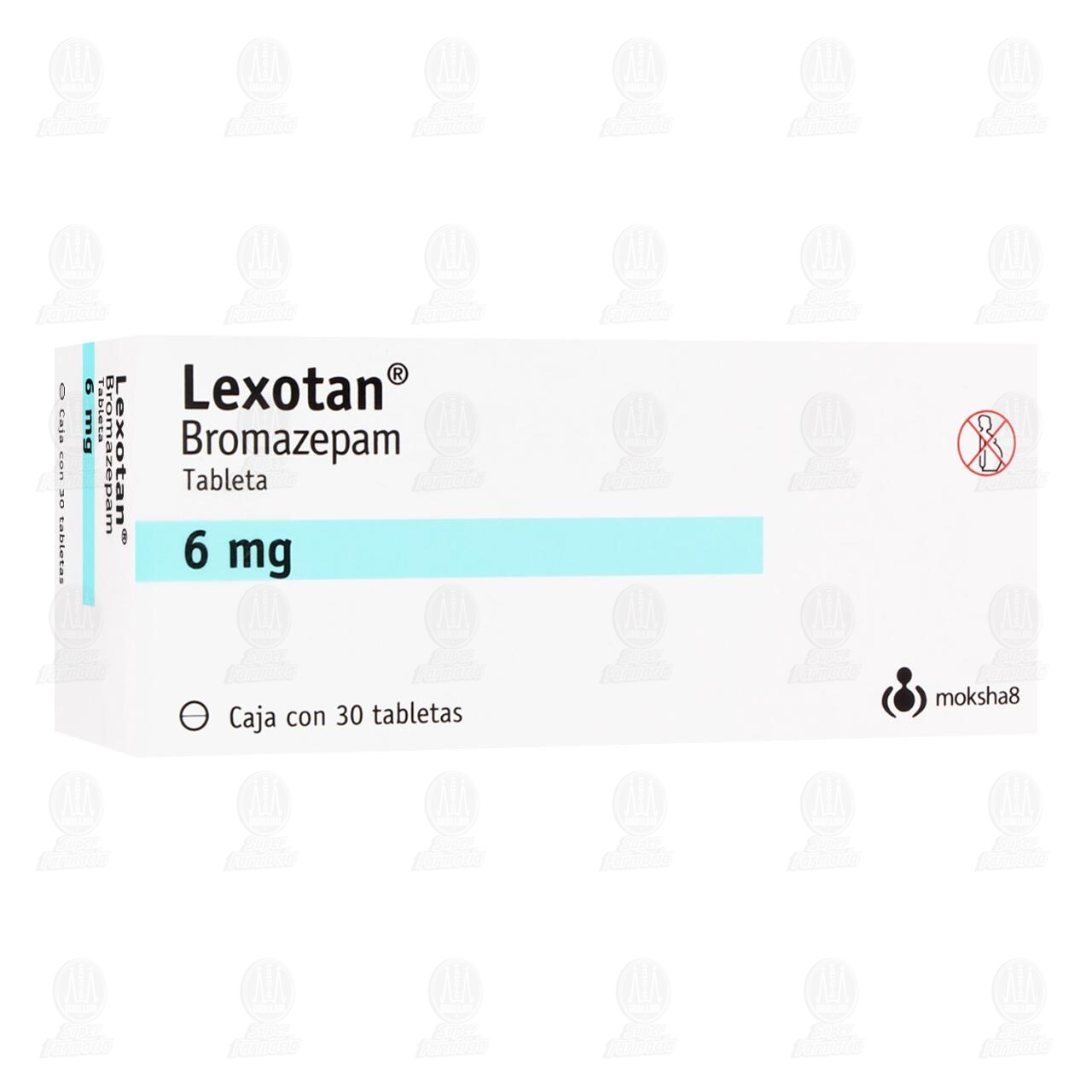 Lexotan 6 mg, 30 Tabletas. image number 0