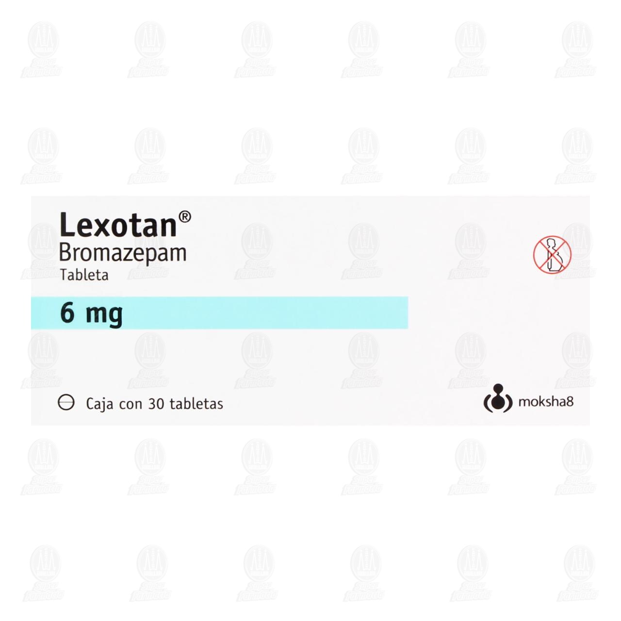 Lexotan 6 mg, 30 Tabletas. image number 1