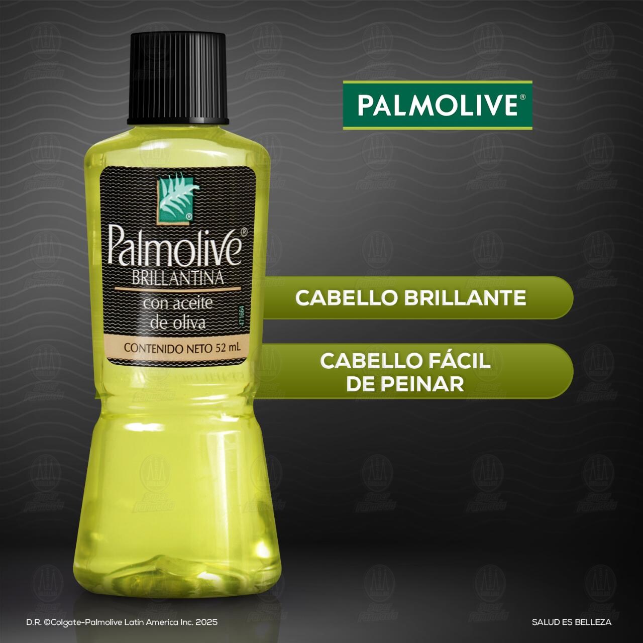 Brillantina Palmolive con Aceite de Oliva, 52 ml. image number 4