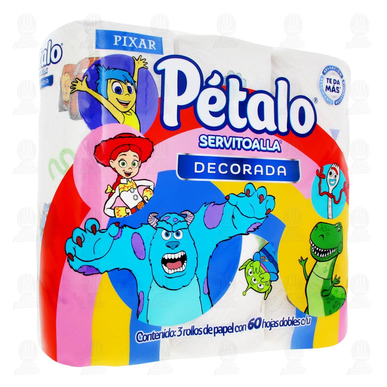 Servitoalla Pétalo Decorada, 3 pzas. image number 0