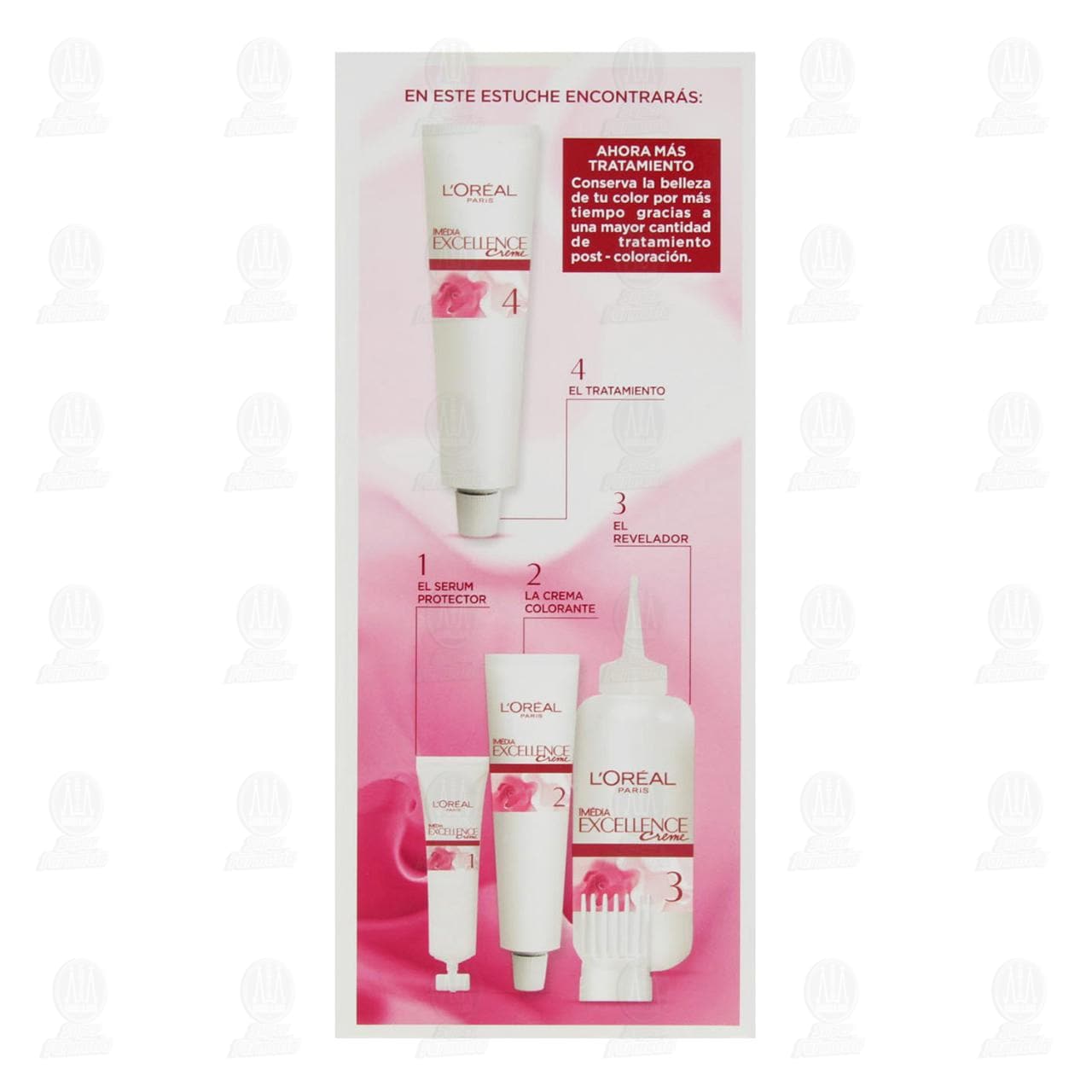 Tinte Excellence Creme Triple Protección Avanzada Color Castaño Claro (5), 1 pz. image number 4