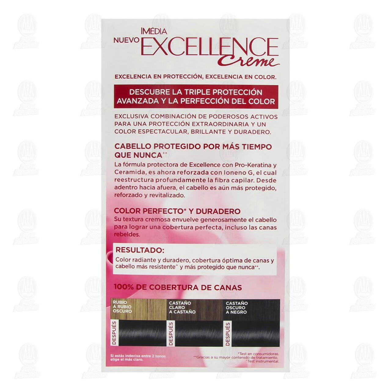 Tinte Excellence Creme Triple Protección Avanzada Color Rubio Claro Cenizo (8.1), 1 pz. image number 2