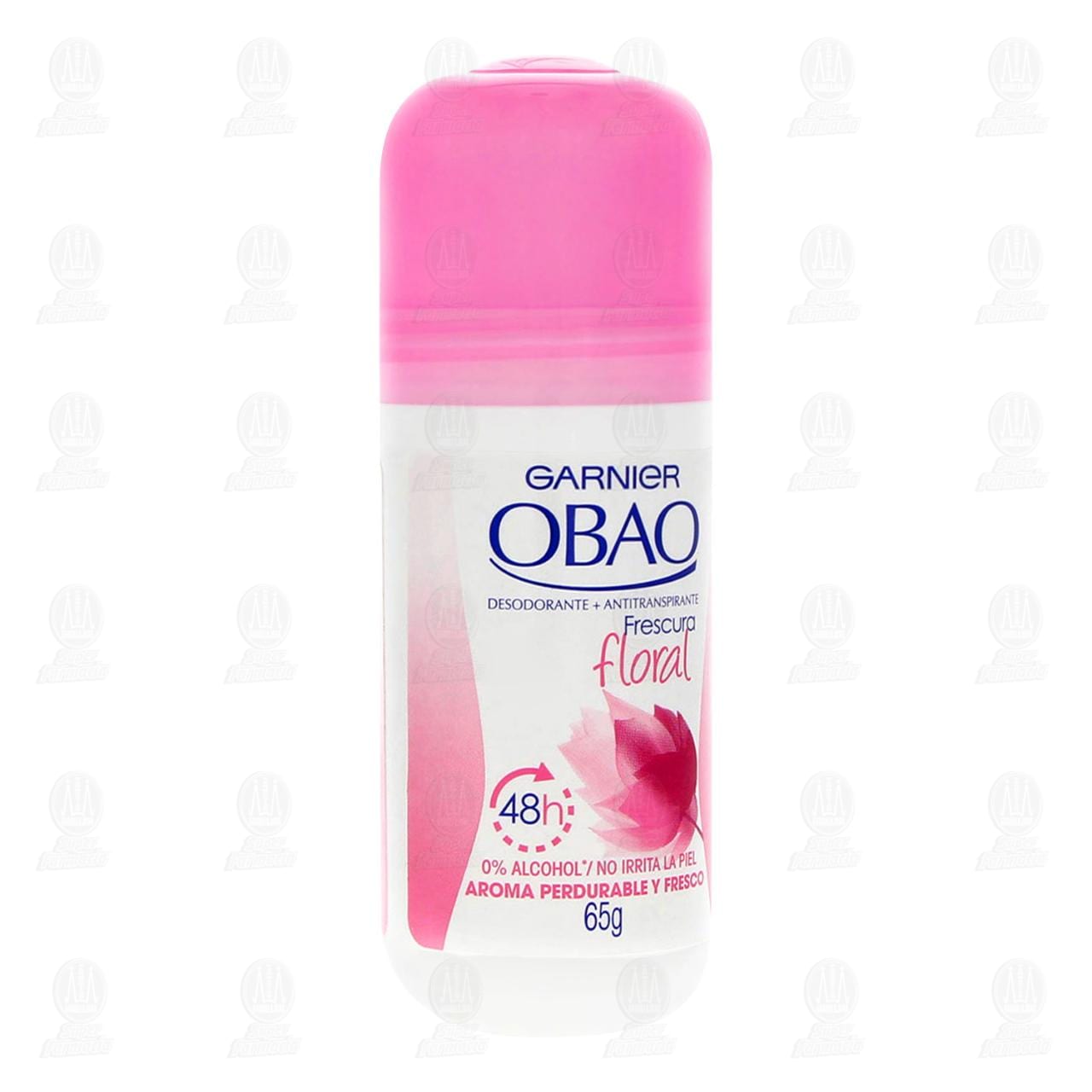 Imagen para Desodorante y antitranspirante Garnier Obao frescura floral en roll-on para mujer, con aroma perdurable que no irrita la piel y te protege hasta por 48 horas. Envase con 65 gramos.