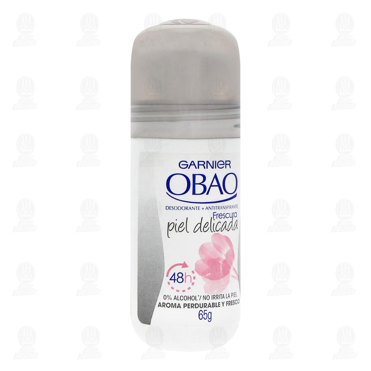 Imagen para Desodorante y antitranspirante Garnier Obao frescura piel delicada en roll-on para mujer, con aroma perdurable que no irrita la piel y te protege hasta por 48 horas. Envase con 65 gramos.