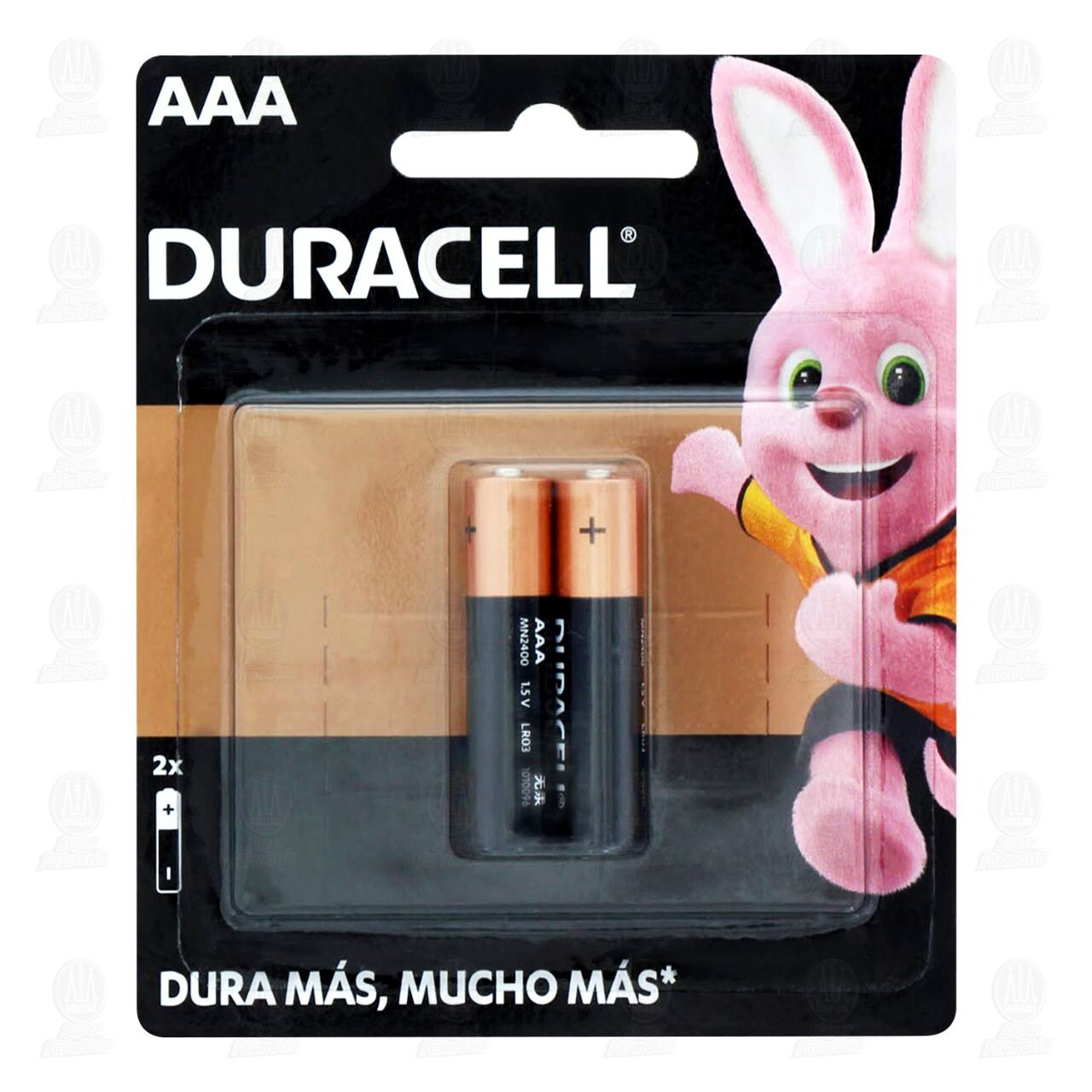 Pilas AAA Duracell Alcalinas 1.5V, 2 pzas. image number 0