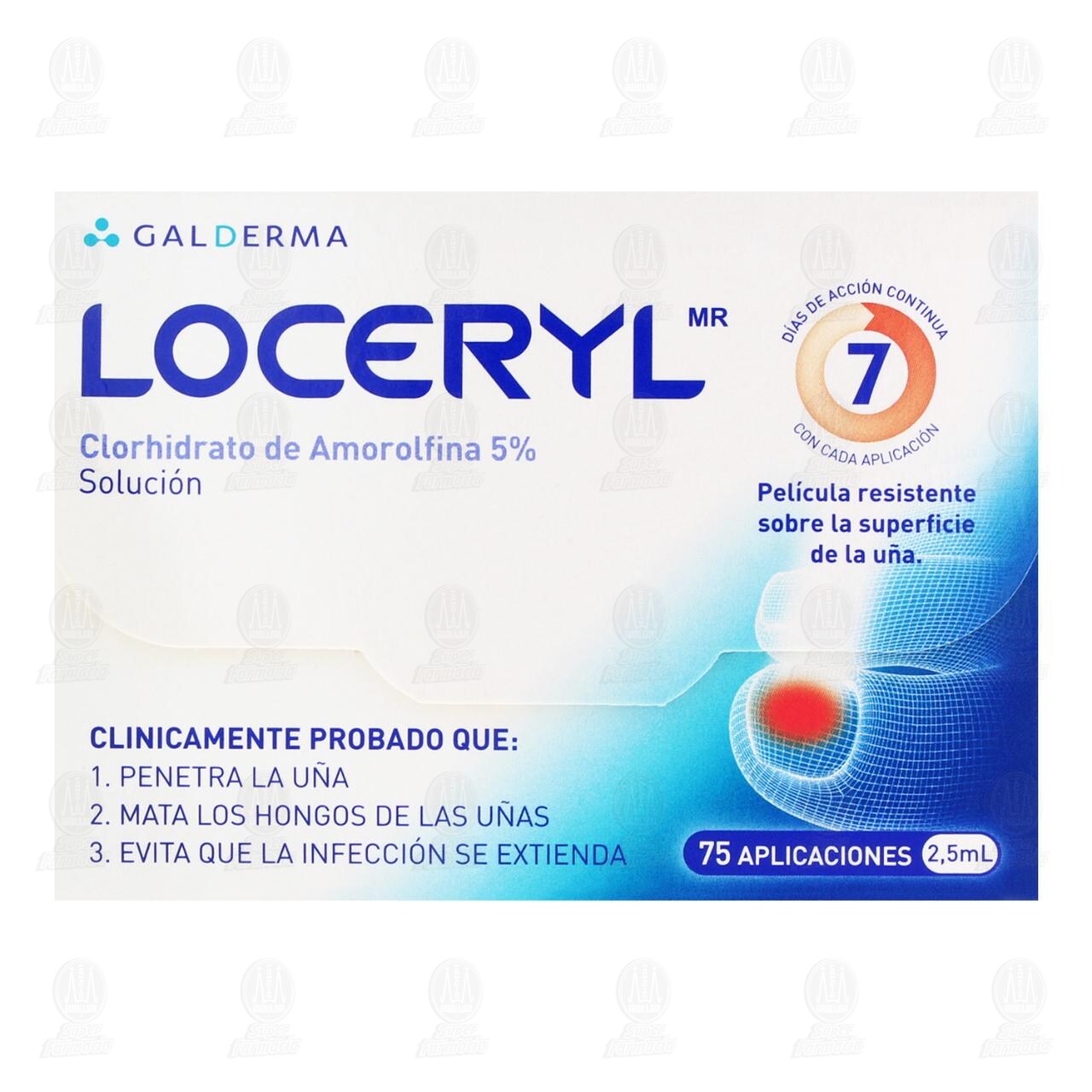 Loceryl Soluci&oacute;n 5%, 2.5 ml. image number 1