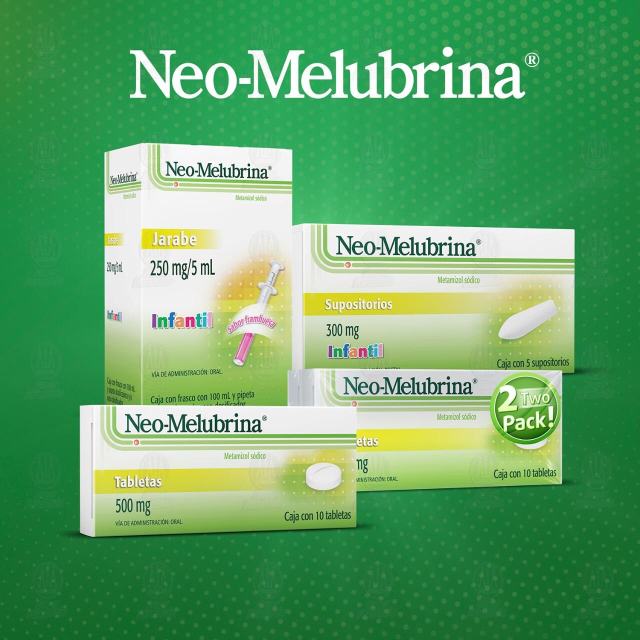 Neo-Melubrina 250mg/5ml Jarabe Infantil Sabor Frambuesa, 100 ml. image number 4