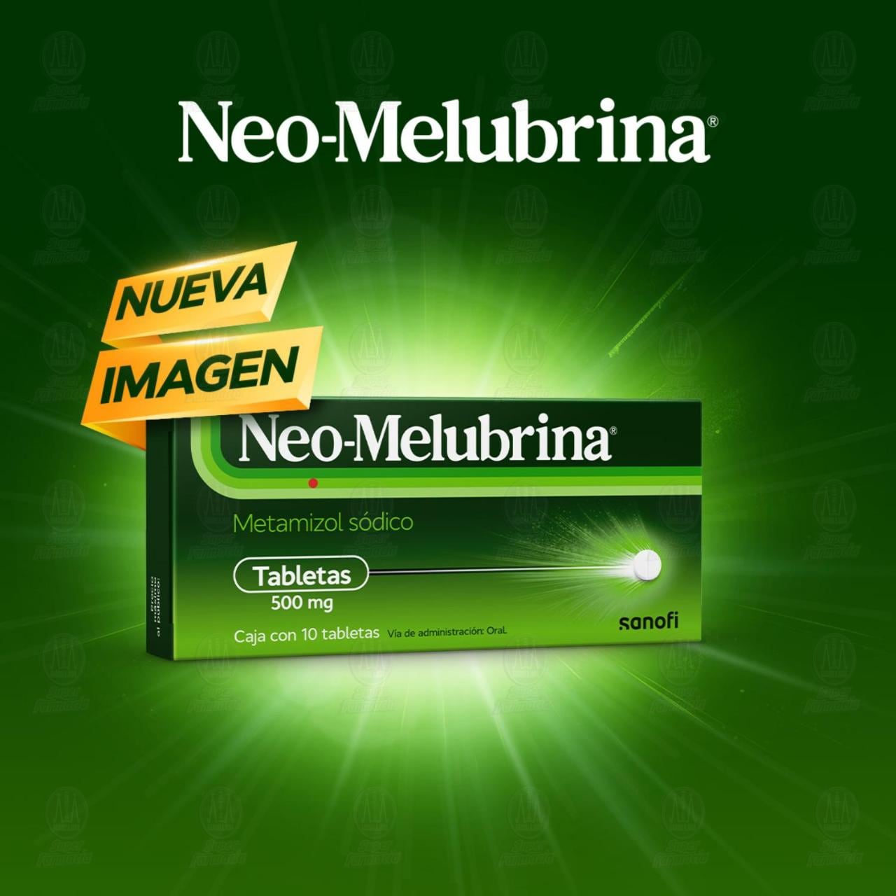 Neo-Melubrina 500 mg, 10 Tabletas. image number 3
