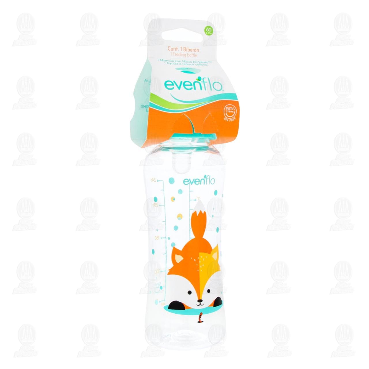 Imagen para Biberón Evenflo Forest de Flujo Medio, 1 pz.