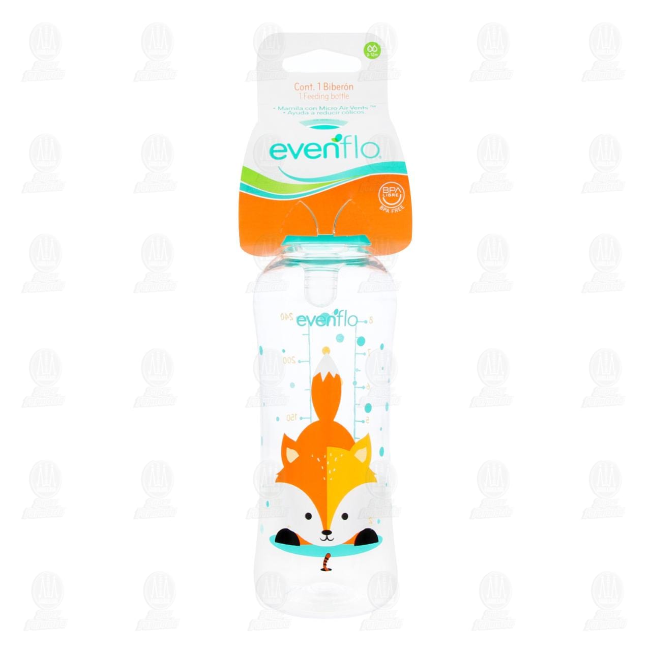 Biber&oacute;n Evenflo Forest de Flujo Medio, 1 pz. image number 1