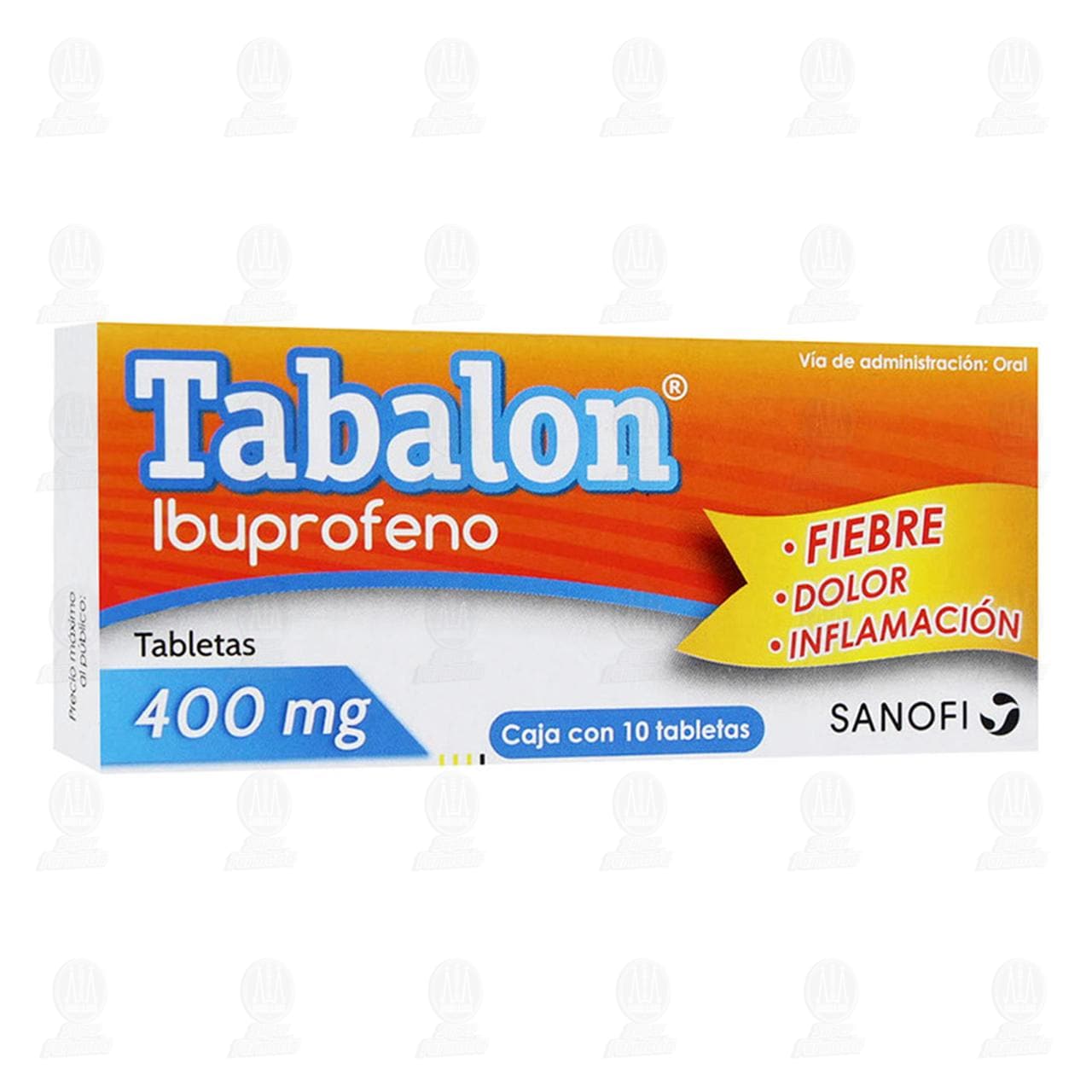 Tabalon 400 mg, 10 Tabletas. image number 0