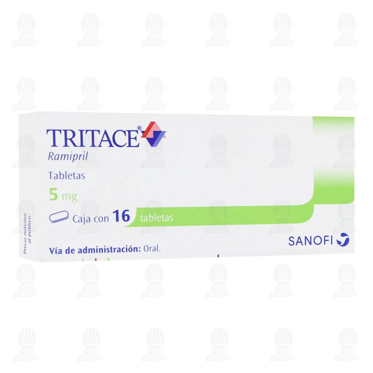 Tritace 5 mg, 16 Tabletas. image number 0