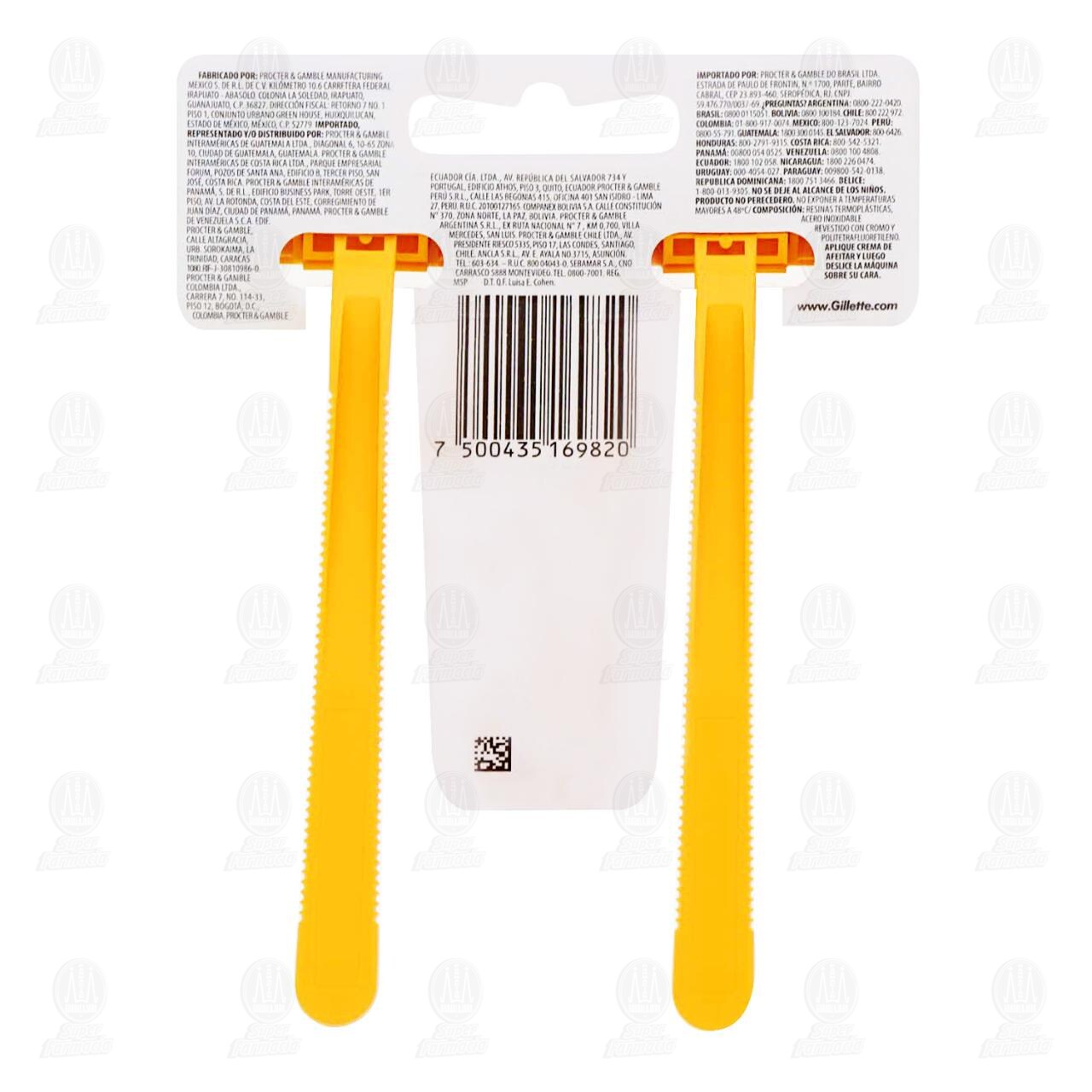 M&aacute;quinas para Afeitar Perma Sharp II Desechables, 2 pzas. image number 1