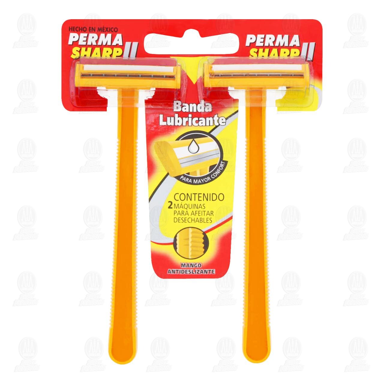 M&aacute;quinas para Afeitar Perma Sharp II Desechables, 2 pzas. image number 0