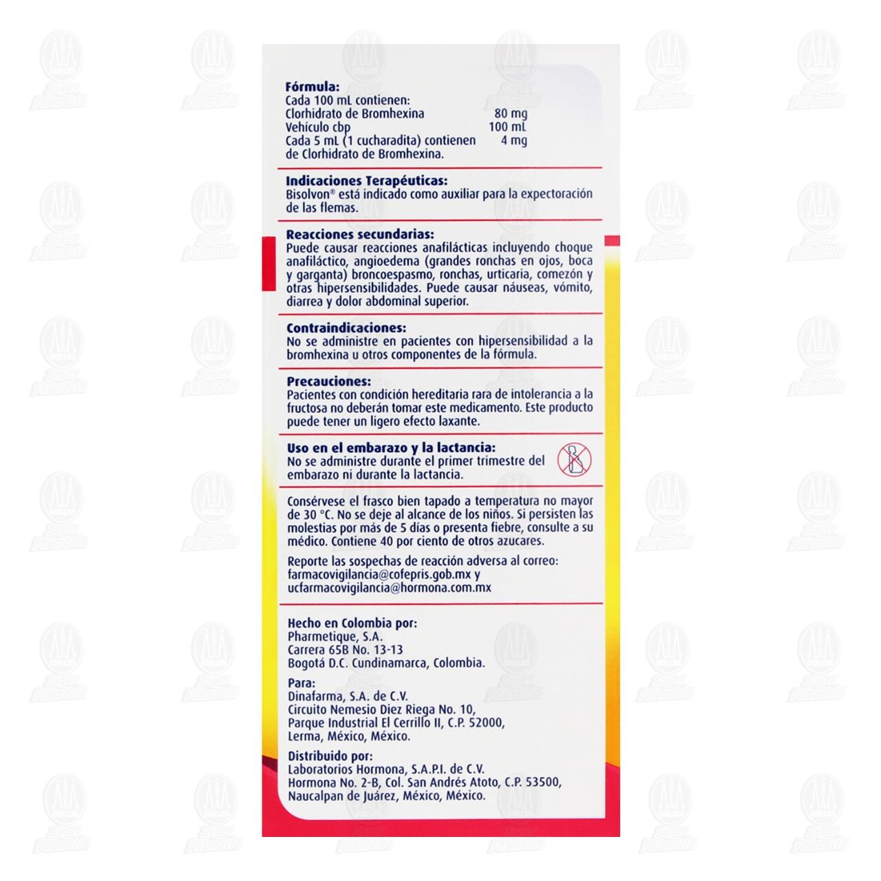 Bisolvon Solución Infantil Fresa, 120 ml. image number 2