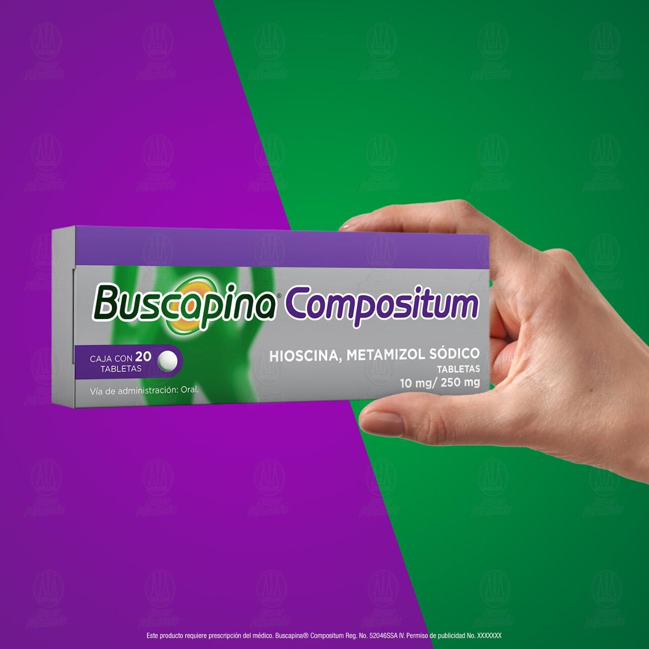 Buscapina Compositum 10mg/250mg, 20 Tabletas. image number 4