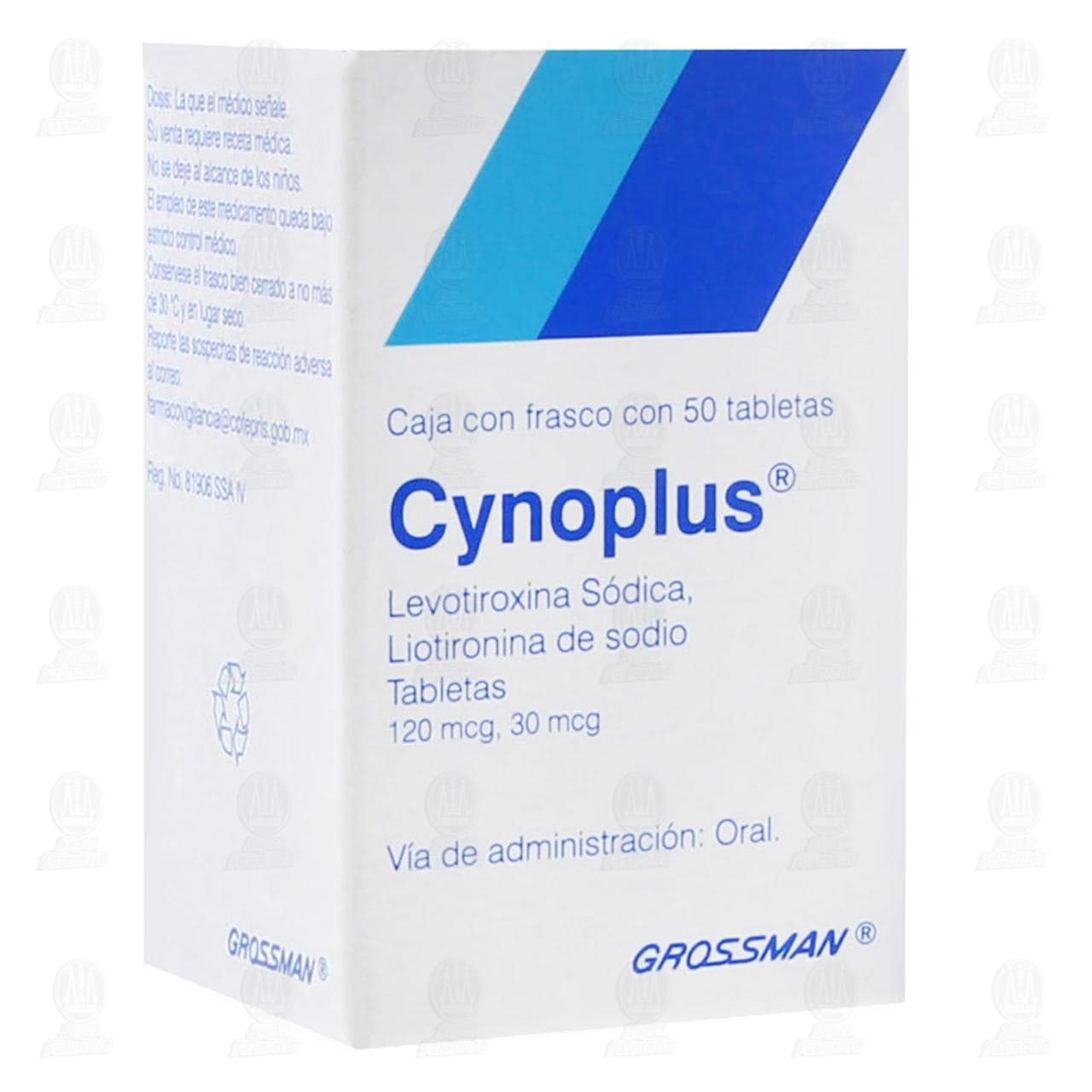 Imagen para Cynoplus 120/30mcg, 50 Tabletas.