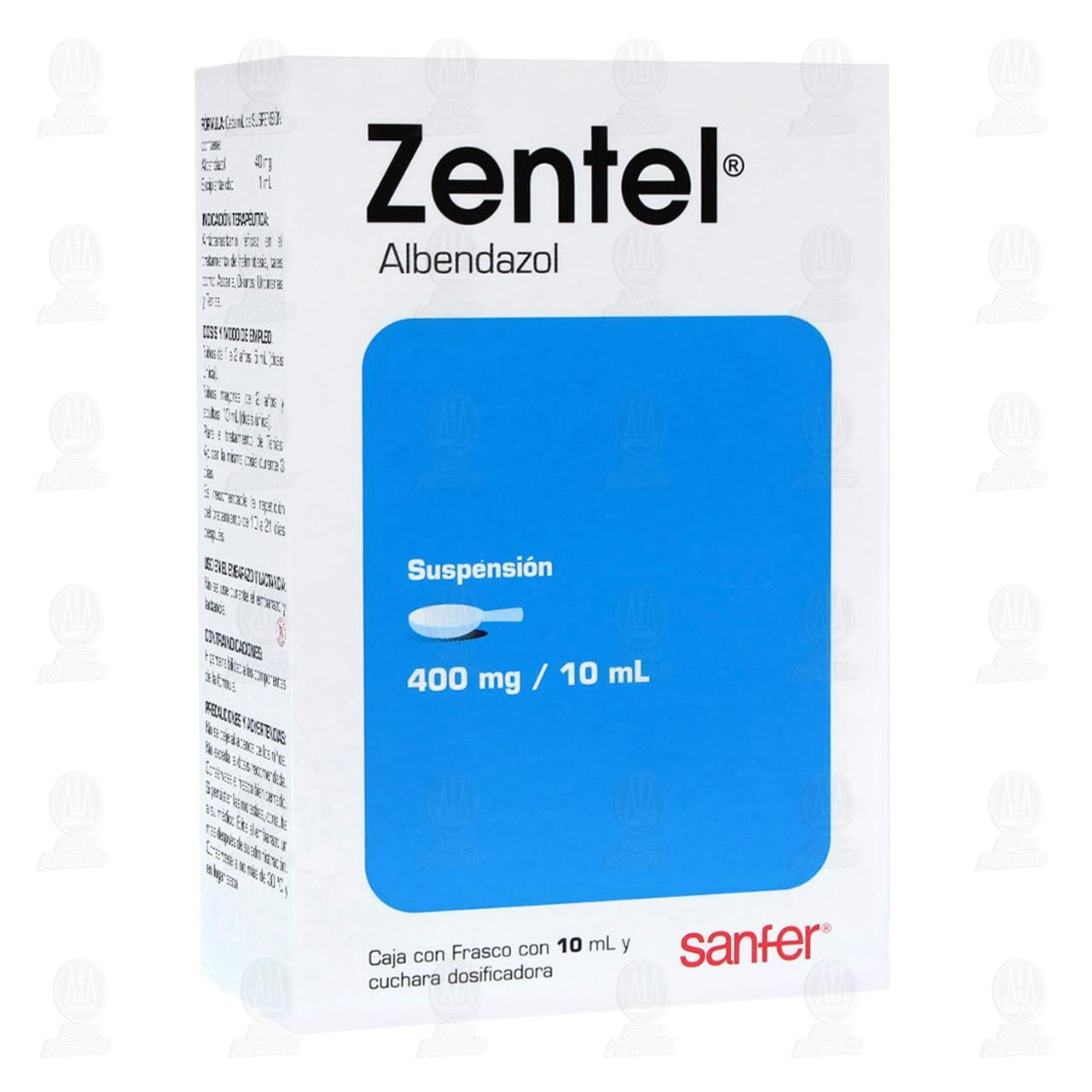Imagen para Zentel 400mg/10ml Suspensión Frasco 10ml