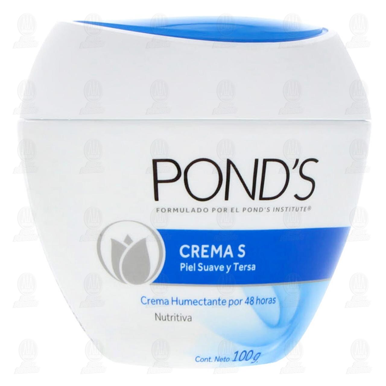 Crema Facial S de Pond's Nutritiva y Humectante por 48 Horas, 100 gr.
