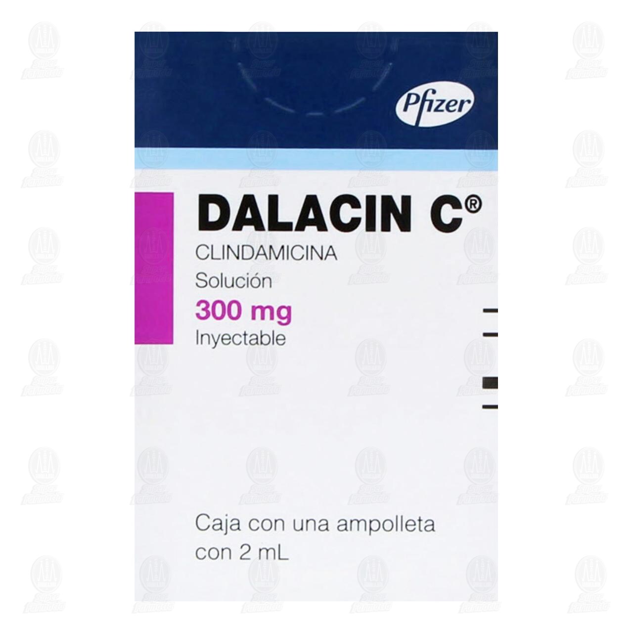 Dalacin C 300 mg 2 ml, 1 Ampolleta. image number 1