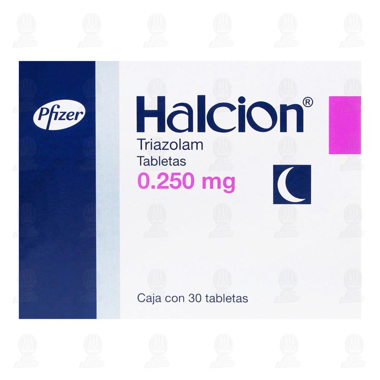 Halcion 0.250 mg, 30 Tabletas. image number 1