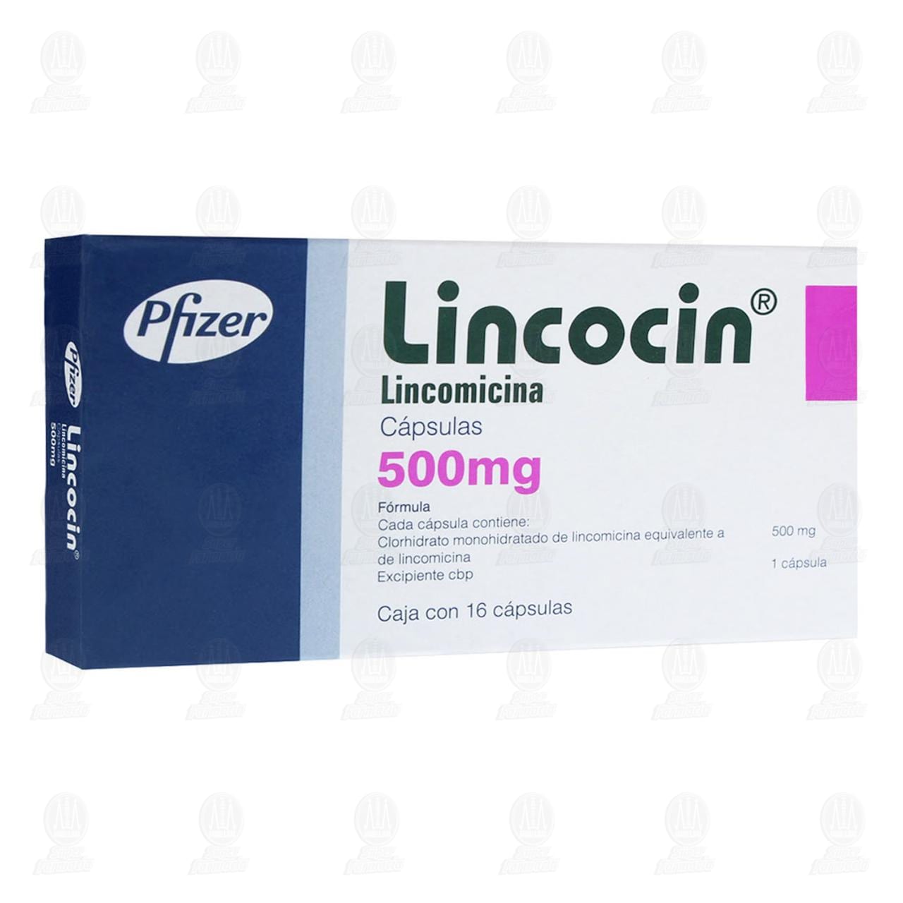 Lincocin 500 mg, 16 C&aacute;psulas. image number 0
