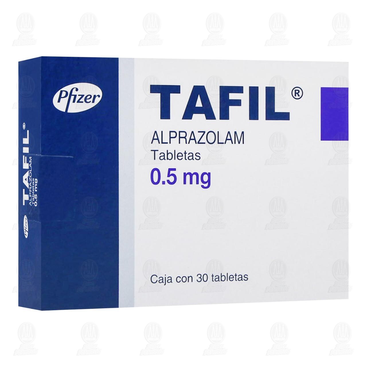 Tafil 0.5 mg, 30 Tabletas. image number 0
